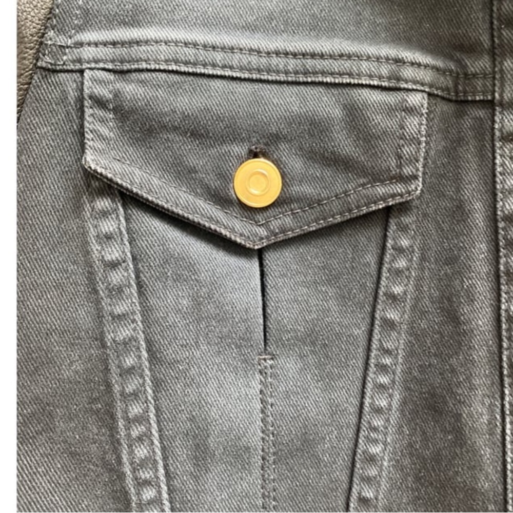 Givenchy Leather And Denim Jacket - image 4